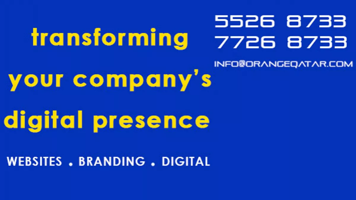 Orange Web Design Qatar 2