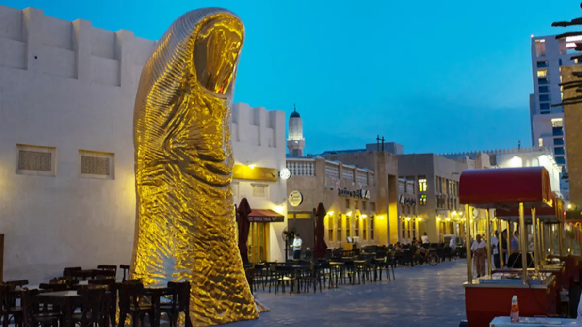 The Golden Thumb Statue 6