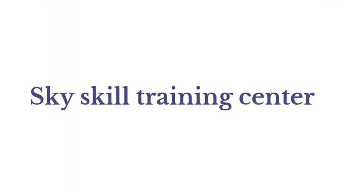 Sky skill training center 1