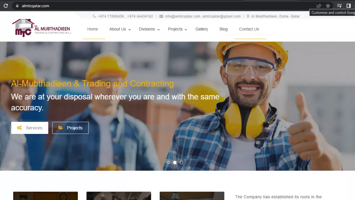 Al-Mubthadieen & Trading and Contracting Qatar 1