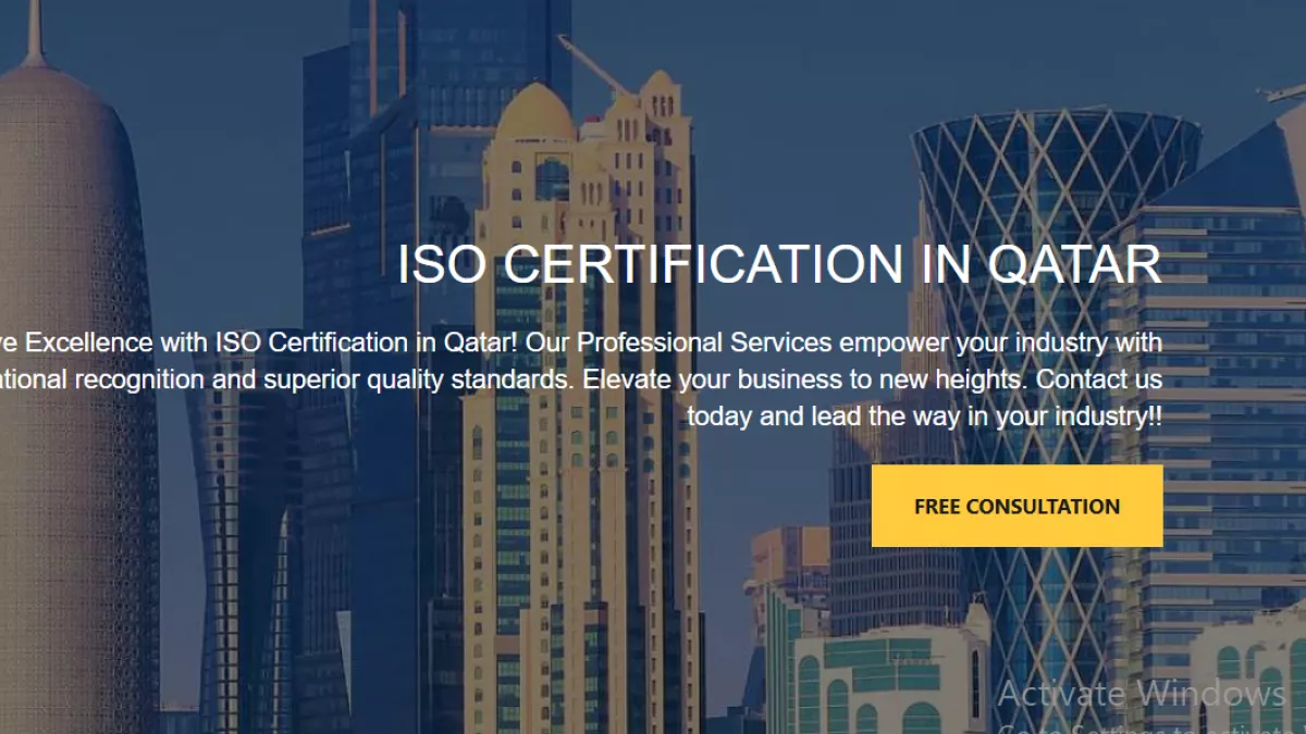 ISO Certification in Qatar 1