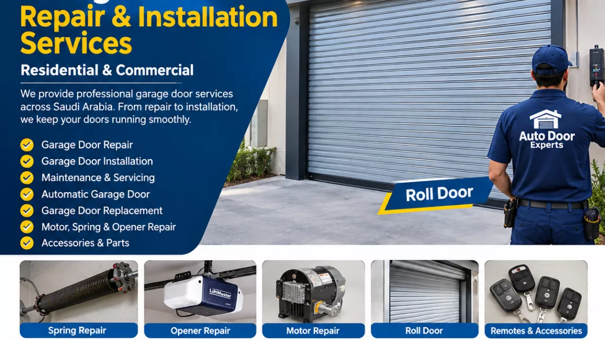 Garage Door Repair & Installation Services in Saudi Arabia | Auto Door Experts 1