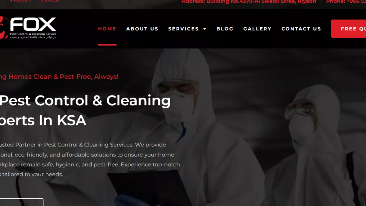 C FOX Pest Control & Cleaning Services in Riyadh 2